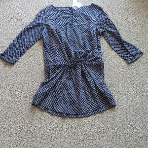 NWT GAP BEACH Coverup, navy and white.  Size M